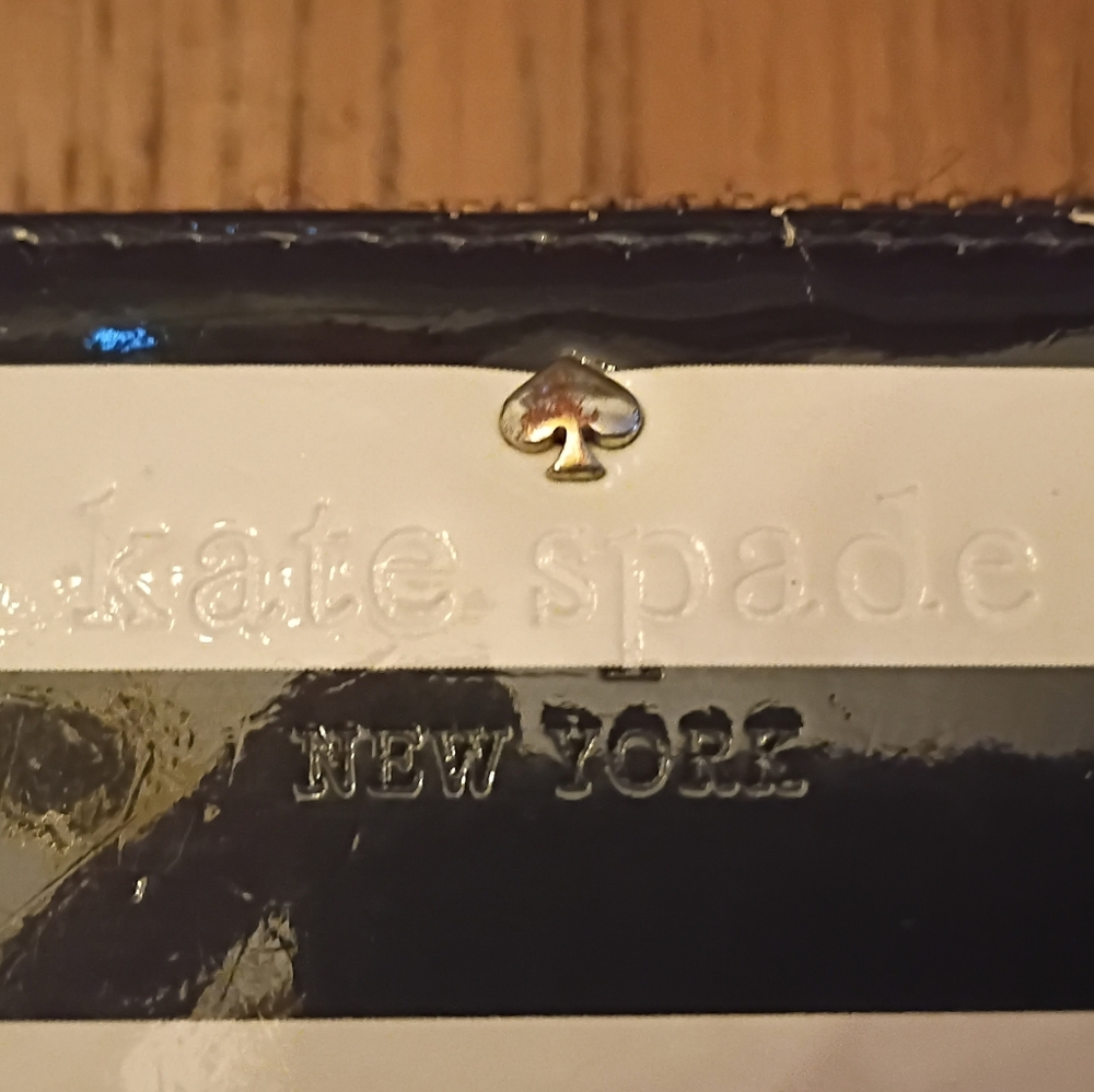 Kate Spade Monochrome Striped Wallet - Picture 2 of 7